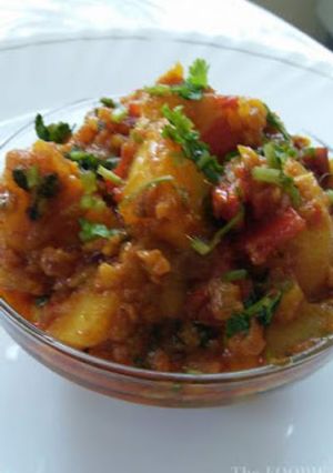 A picture of Regular Aloo Dum Recipe/ Dum Aloo Recipe.