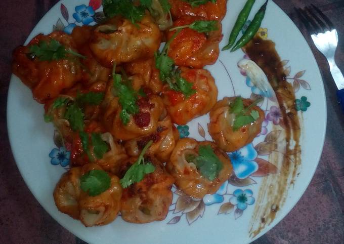 Red milky pasta momo Recipe by Indrani Chatterjee - Cookpad