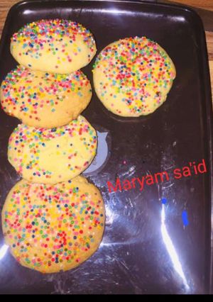Sprinkle cookies ainihin hoton girkin