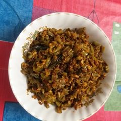 A picture of Long beans poriyal.