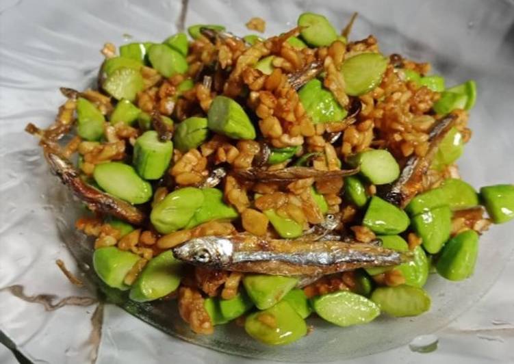 Resep Sambel goreng tempe pete &amp; teri, Lezat