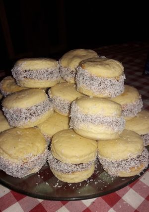 Una foto de Alfajores de maizena