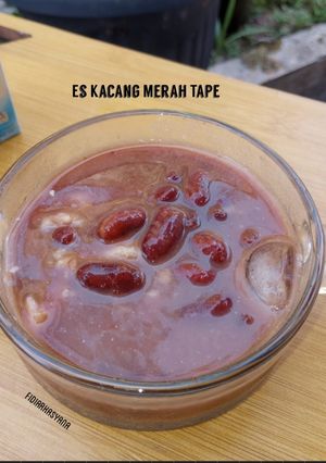 Foto resep Es Kacang Merah Tape
