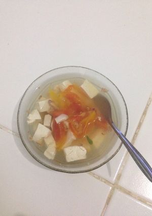 Foto resep Soup tahu anak kontrakan