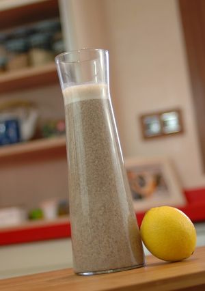 Una foto de Agua de chía para bajar de peso {FitKen}
