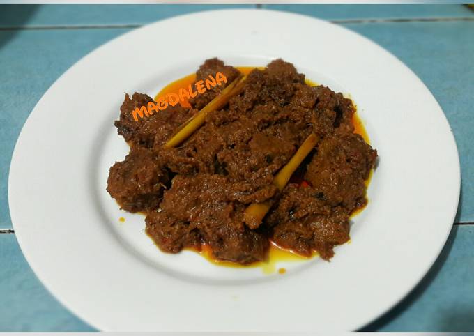 Cara Gampang Menyiapkan Rendang Daging simple, Lezat Sekali
