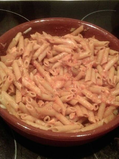 Una foto de Pasta con setas