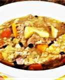 Meloso de Guandú y Carne de Costilla