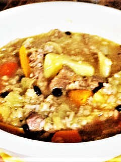 Una foto de Meloso de Guandú y Carne de Costilla