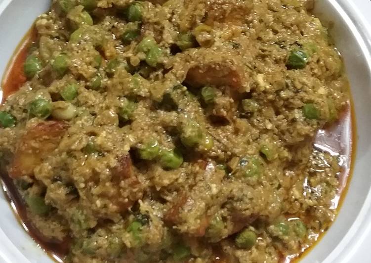 Recipe of Homemade Matar Paneer Masala