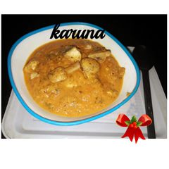 A picture of Mushroom butter masala.