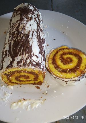 Una foto de Arrollado De Chocolate
