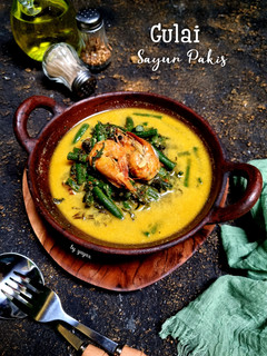 Foto resep Gulai sayur daun pakis dan kacang panjang