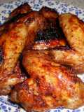Alitas marinadas al horno