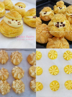 Foto resep Choux Pastry|Choux Au Craquelin with Diplomat Cream