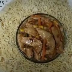 Chicken Vegetables stir fry A picture of Chicken Vegetables stir fry.