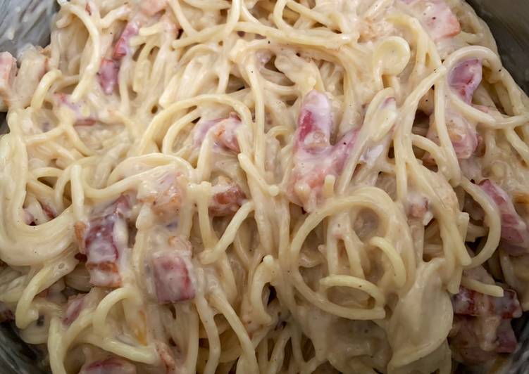 Espaguetis carbonara