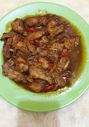 Foto resep Ayam jamur enoki tumis mentega