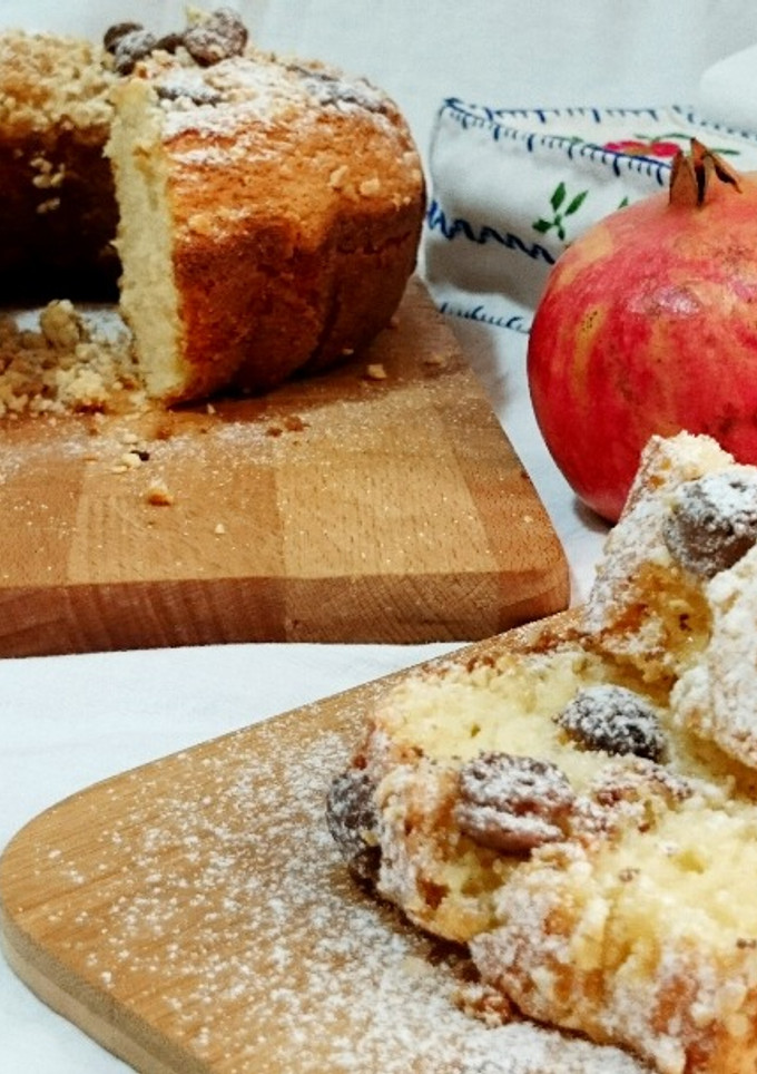 Una foto de Bizcocho de almendras