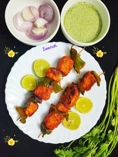 पनीर टिक्का (Paneer tikka recipe in hindi) रेसिपी मुख्य फोटो