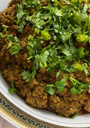 A picture of Beef Karhai qeema (bakra eid special).