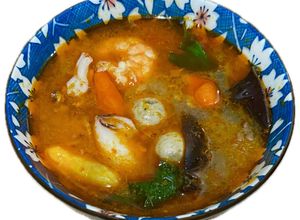 Foto resep SUP ASAM PEDAS UDANG CUMI / Tom Yam ▪︎
