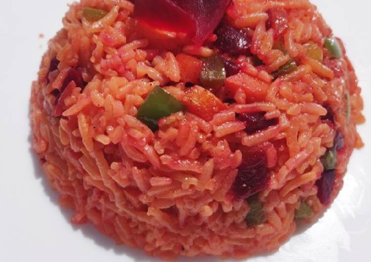 Recipe of Speedy Beetroot biryani