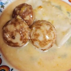 A picture of Suzette Sauce (not Flambe) adapted from the Settlement Cookbook-1965.