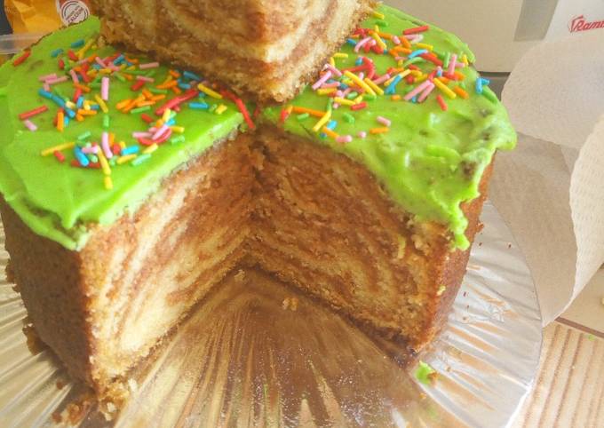 Easy Marble Cake #HealthyBakingContest