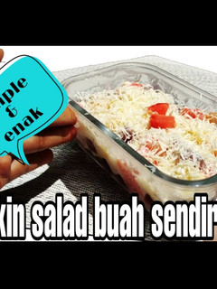 Foto resep Salad buah simple