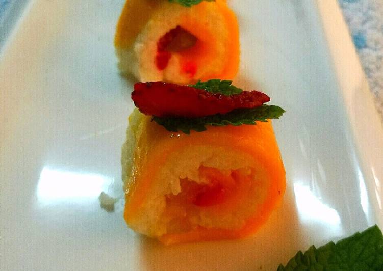 Steps to Prepare Homemade Fasting mango shushi