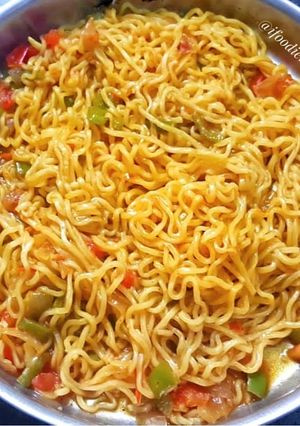 A picture of Veggie Maggi.