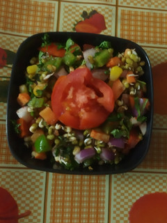ફણગાવેલા મગ નું સલાડ (Sprout Moong Salad Recipe In Gujarati) રેસીપી મુખ્ય ફોટો