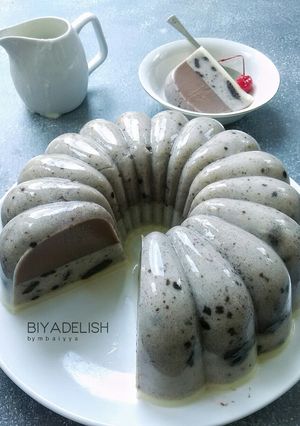 Foto resep Pudding Oreo Susu