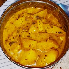 Curd aloo sabji A picture of Curd aloo sabji.