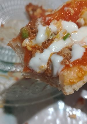 صورة لوصفة بيتزا العجينة السحرية 🍕