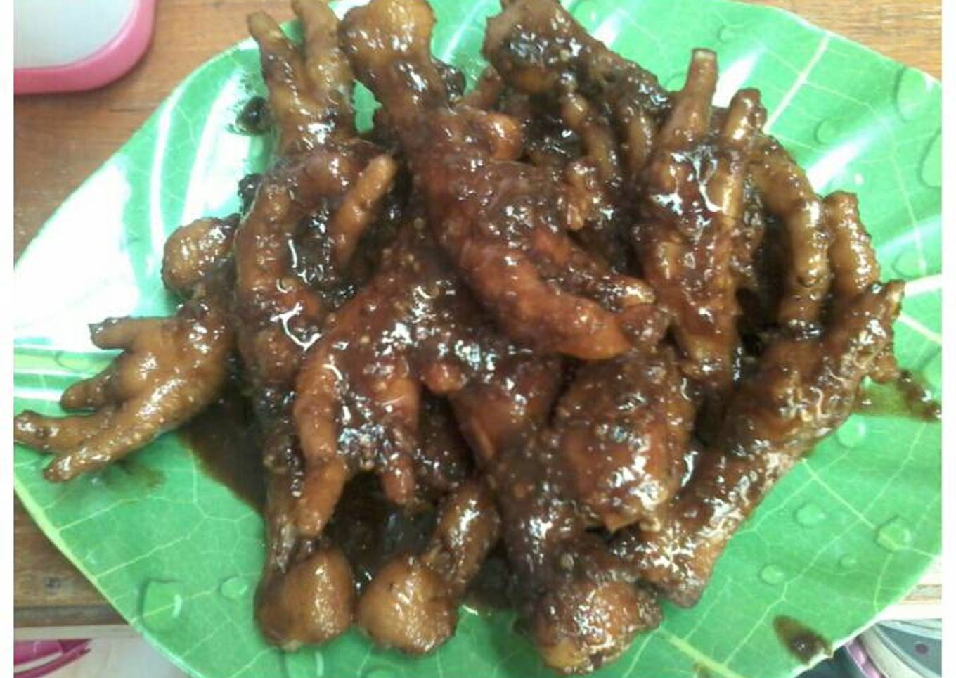 Ceker ayam kecap pedas