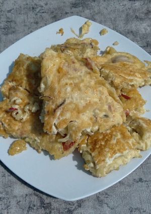 Foto resep Martabak Mie putih telur