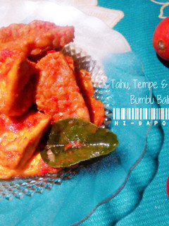 Foto resep Tahu, Tempe & Telur Bumbu Bali 🚨