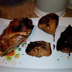 A picture of Roasted Cat fish.