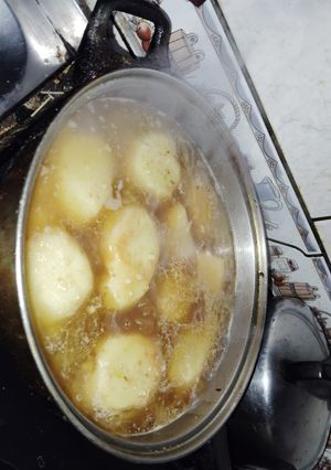 Una foto de Papas Fondant