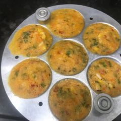 Veg Suji idli-rava idli A picture of Veg Suji idli-rava idli.