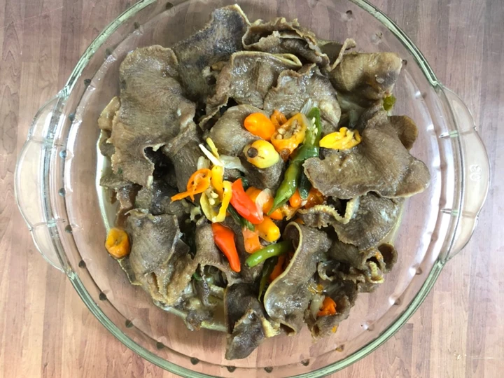 Langkah Gampang Membuat Resep #5 Oseng Lidah Sapi Pedas yang Bikin Ngiler Anti Ribet, Lezat Sekali