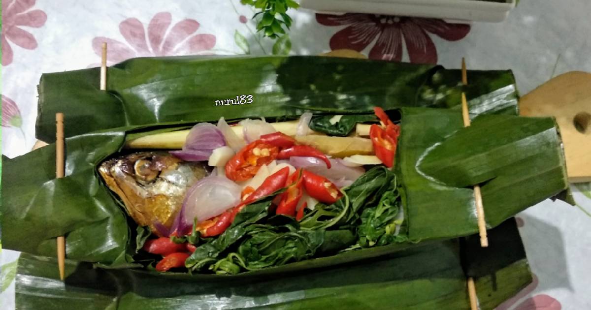 Resep Pepes Peda Daun Singkong Oleh Nurul Hikmah Cookpad 1728