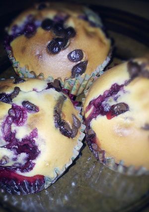 Szedres-csokis muffin recept fotója