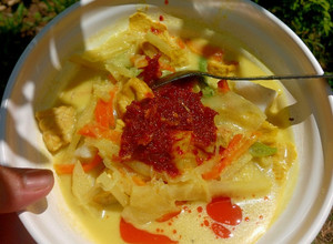 Gambar Lontong lodeh sayur
