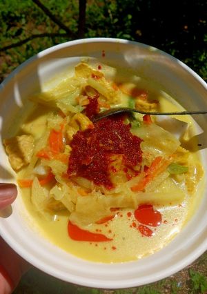Gambar Lontong lodeh sayur