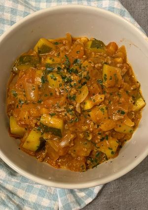 Une photo de Courgettes à la Bolognaise