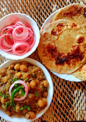 A picture of Pindi Chole.