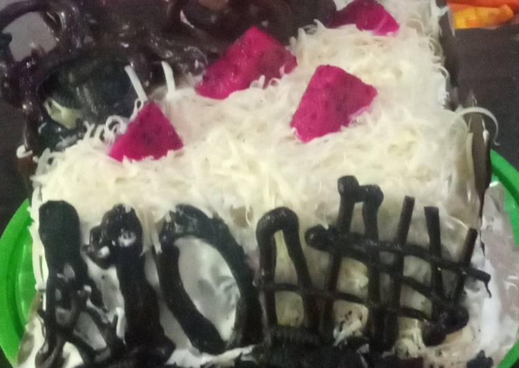 Cara Gampang Menyiapkan Brownies birthday cake Anti Gagal